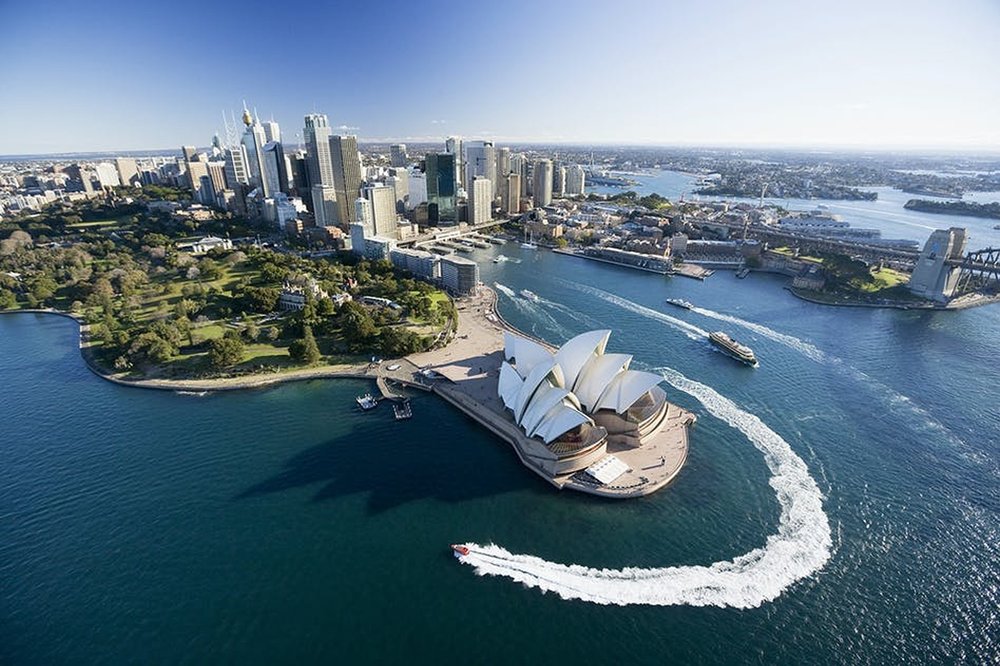 Aerial view of Sydney, Australia