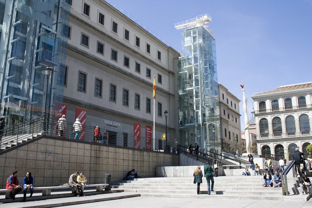Reina Sofia Museum in downtown Madrid