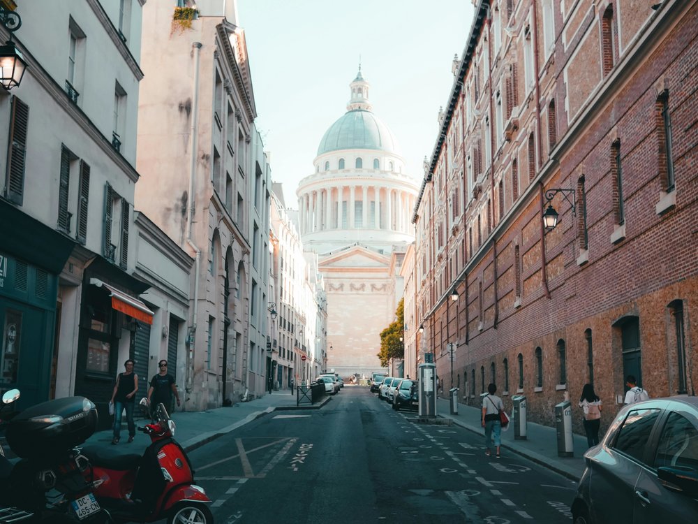 Panthéon landmark in the Latin Quarter of Paris