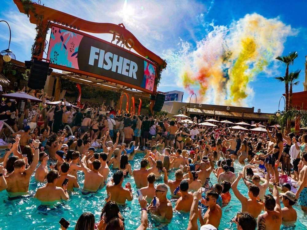 Pool party at Las Vegas