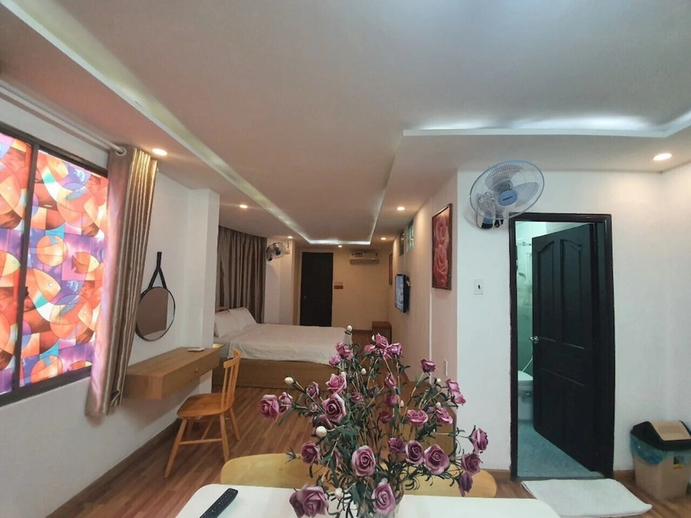 A room in City Backpackers Hostel in Ho Chi Minh City