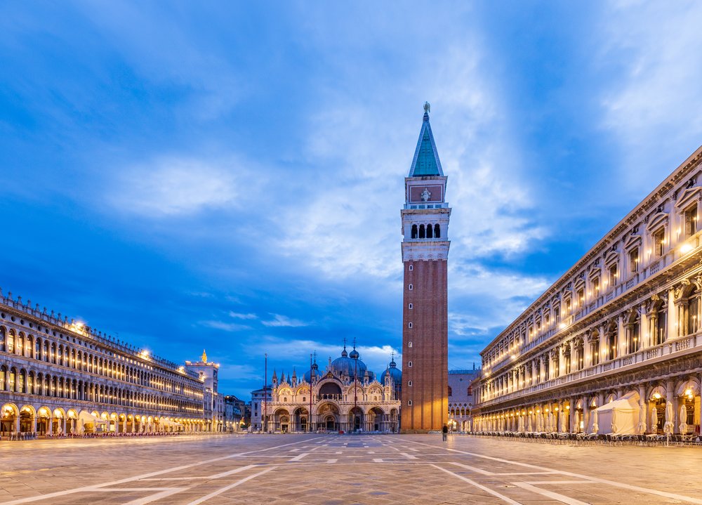 Piazza San Marco glowing at sunset in the heart of Venice | Photo Credit: Wikimedia Commons