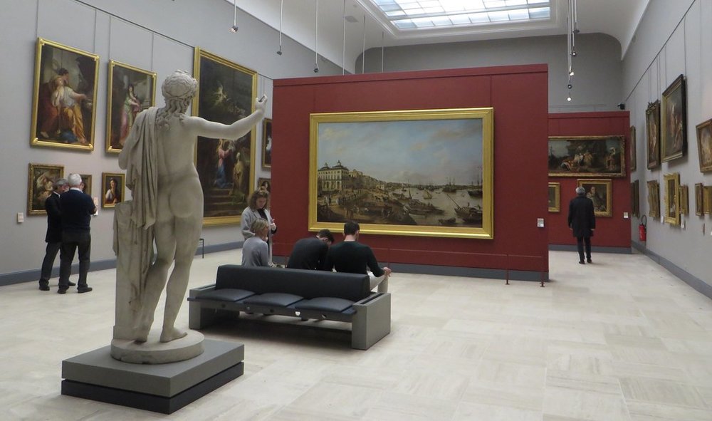 Bordeaux art museum gallery with paintings and sculpture | Photo Credit: Flickr