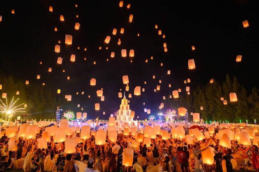 Lễ Hội Yeepeng Lanna 2026: Đắm Chìm Trong Biển Đèn Trời Huyền Ảo Giữa Cố Đô Vùng Bắc Thái