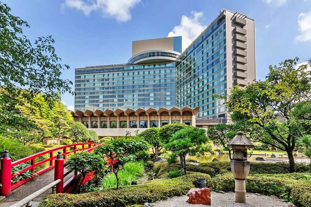 The Japanese garden at Hotel New Otani Tokyo The Main.