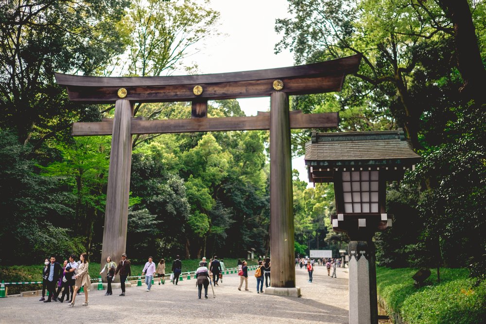 Meiji Shrine in Yoyogi Park, Tokyo