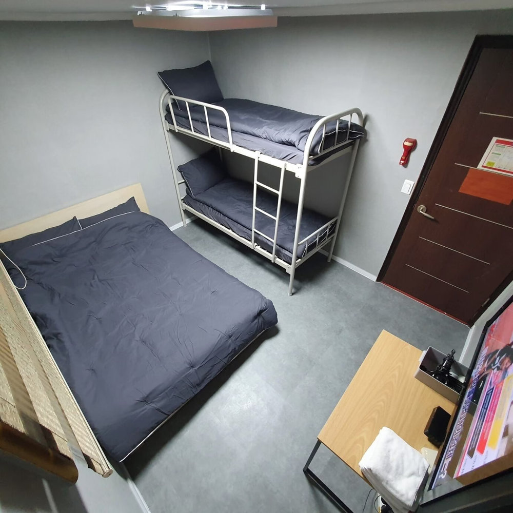 A room in Seven Hostel, Seoul