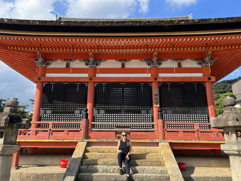 The Kiyomizu-dera Temple in Kyoto