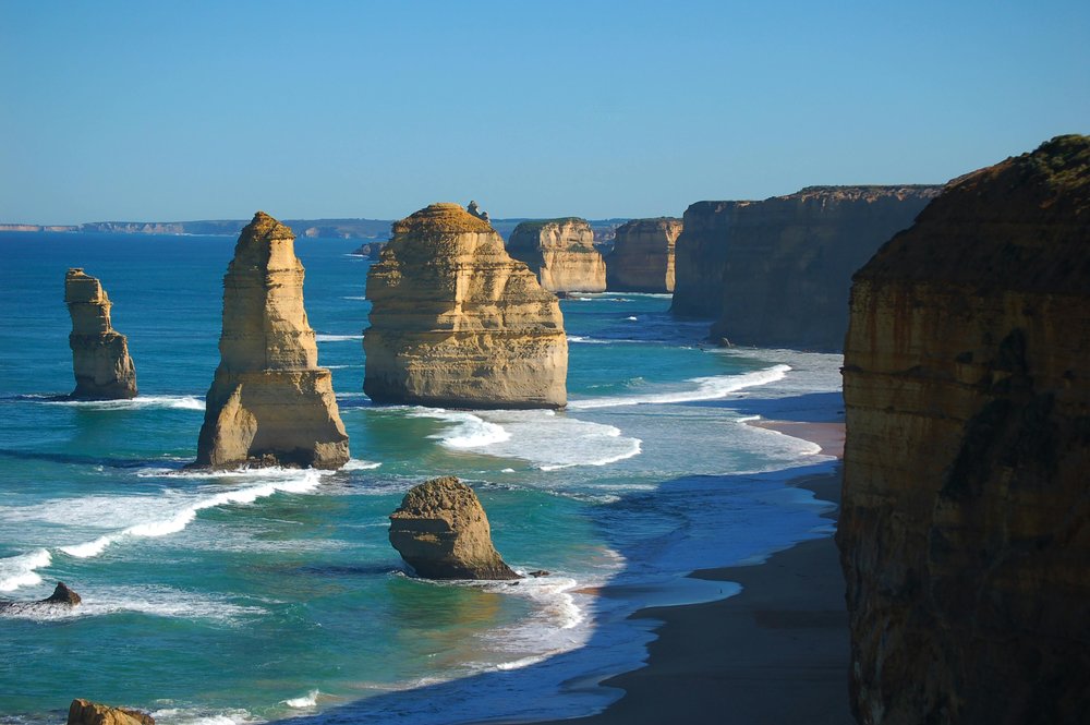 A scenic view of the Twelve Apostles
