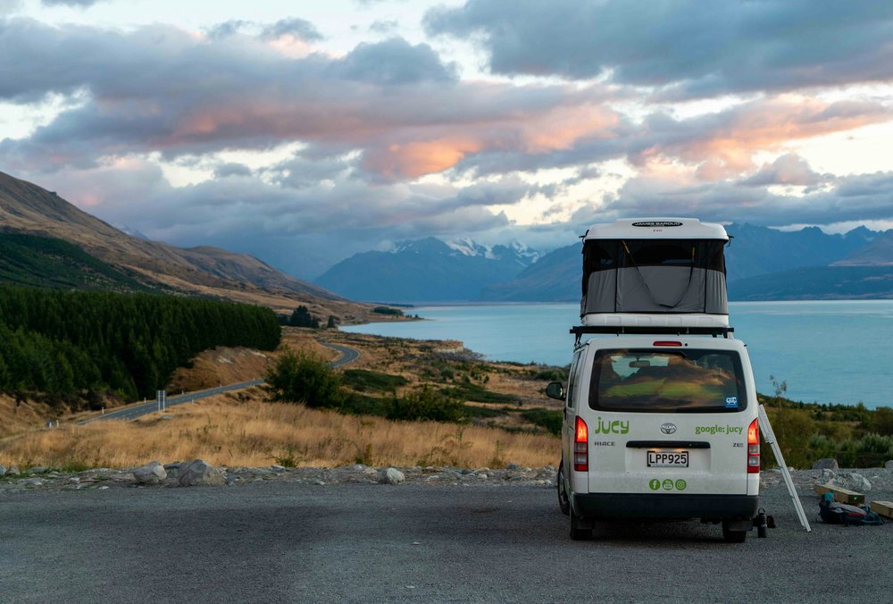 Campervan road trip through New Zealand landscapes | Photo Credit: Sean Gatz on Unsplash