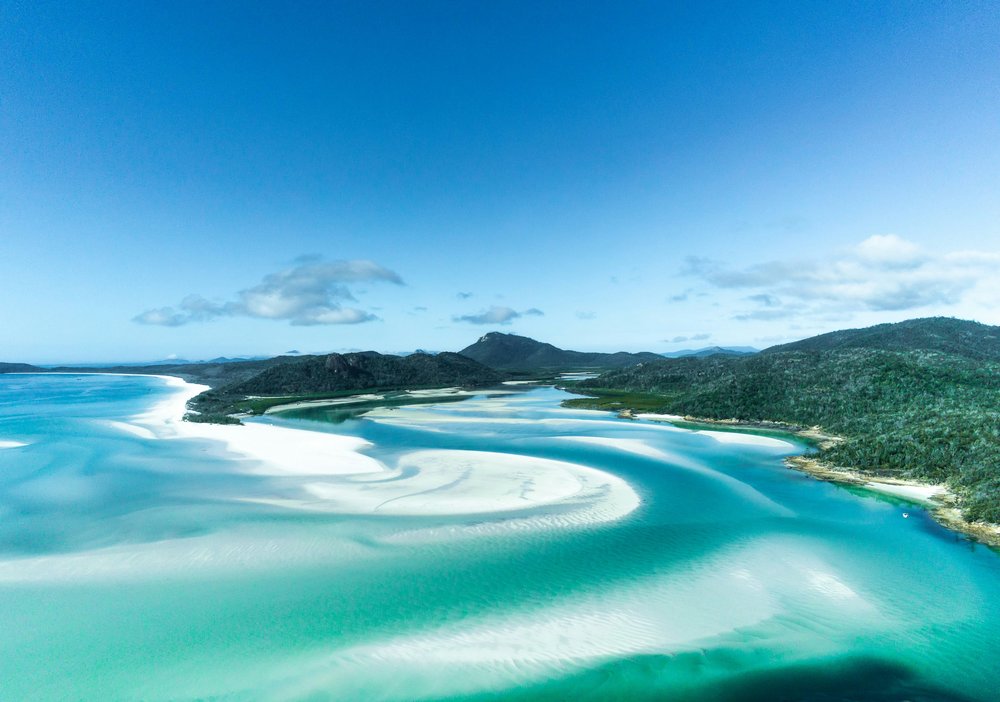 Scenic view of Whitsunday Island 