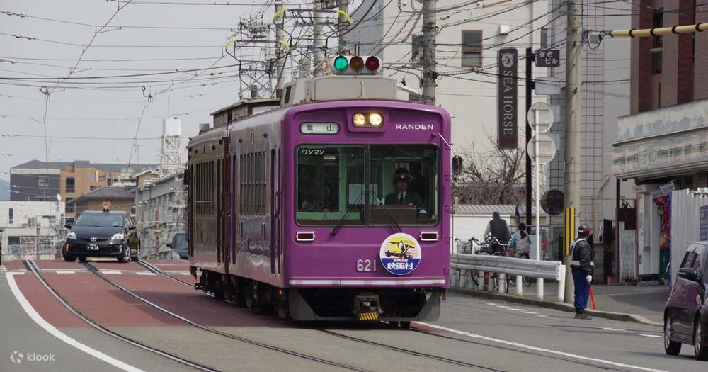 The Randen tram at Arashiyama, Kyoto