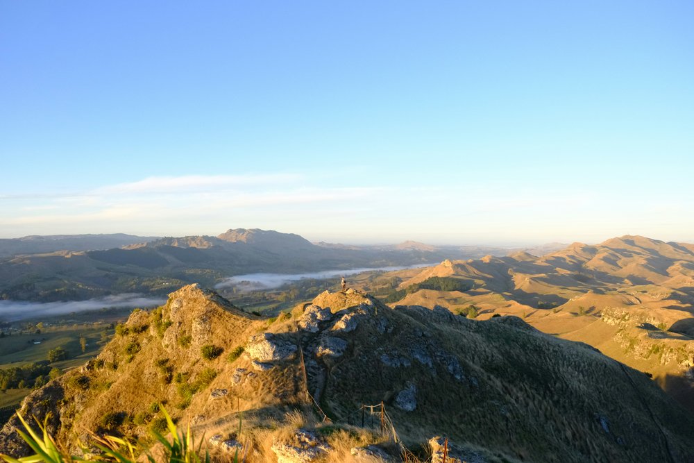 A view of Hawke’s Bay from the top of Te Mata.