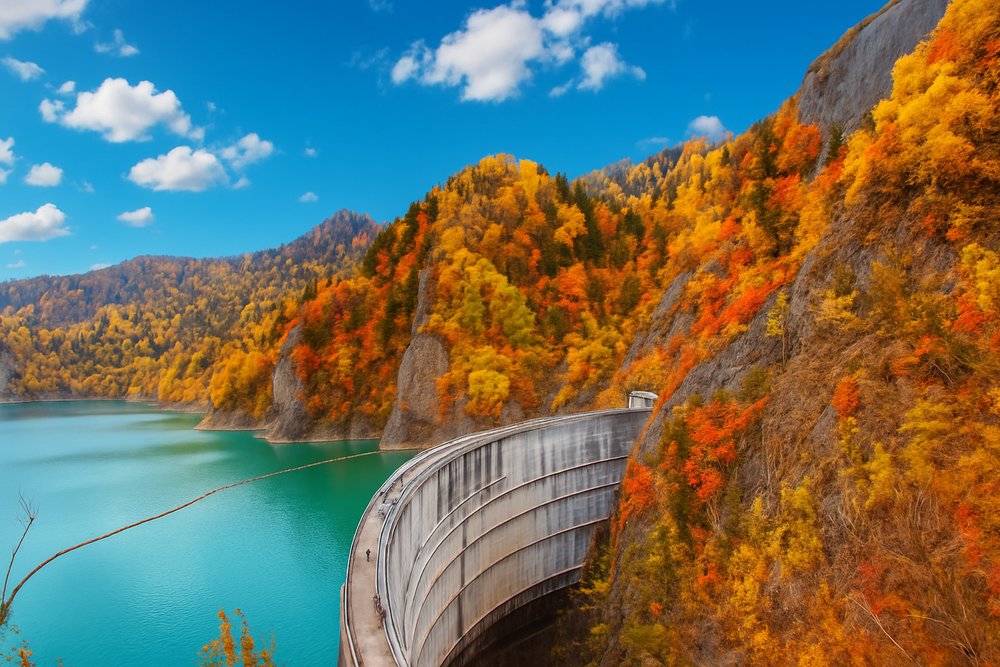 The Hoheikyo Gorge during autumn