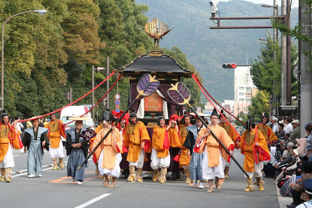The Jidai Matsuri, an autumn festival in Japan | Photo from Corpse Reviver on Wikimedia