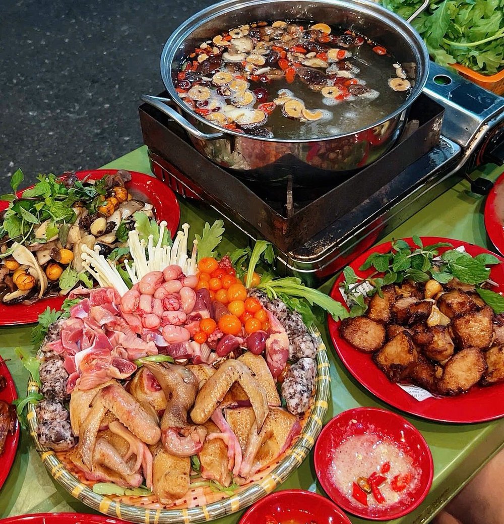  Lẩu Chim Kê Ngõ Hàng Chai - Ẩm Thực Phố Cổ 