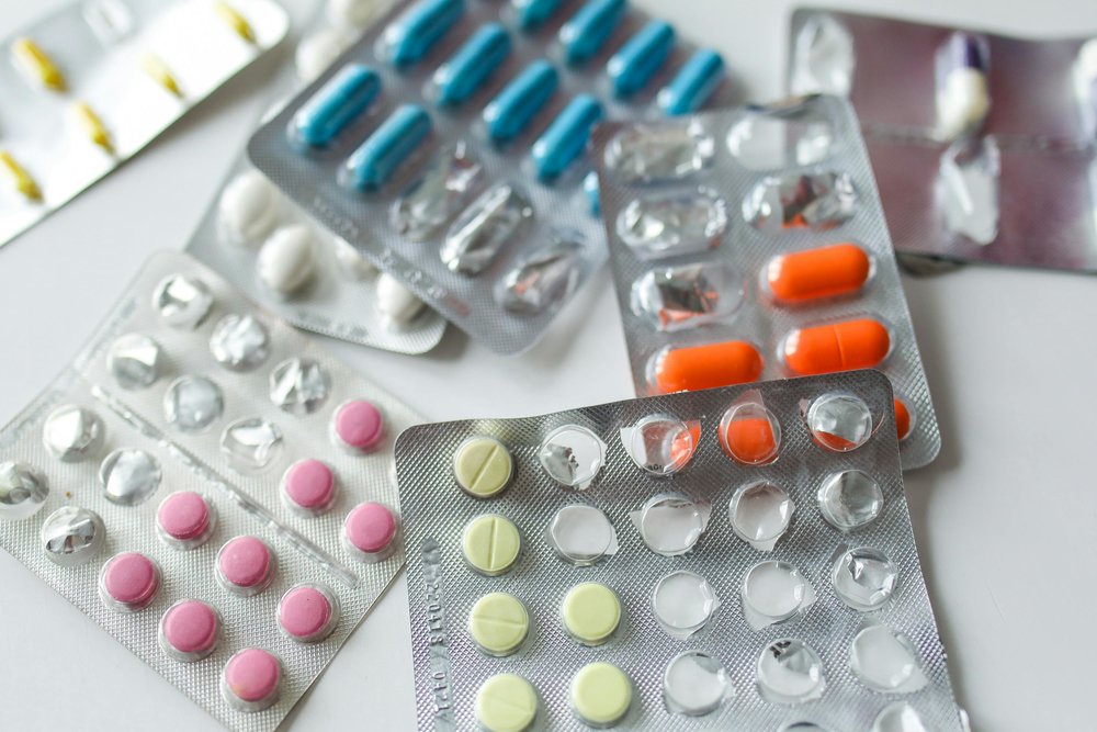 Assortment of medicine