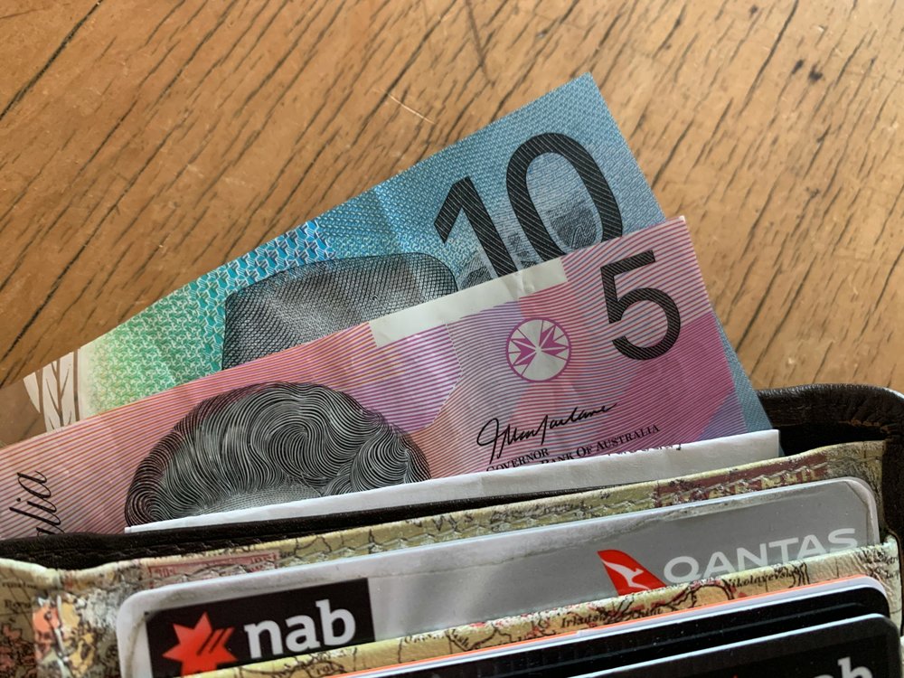 Australian dollar bills