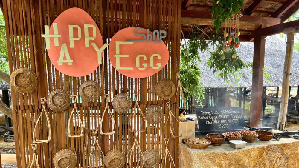 Thưởng Thức Trứng Khoáng Nóng Bổ Dưỡng