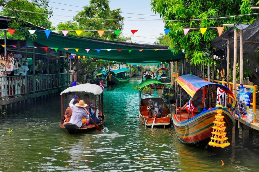 Khlong Lat Mayom Floating Market (Bangkok) - Chợ Nổi Gần Trung Tâm