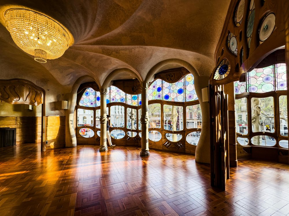 Interior of Casa Batlló with Gaudí's iconic design | Photo Credits: AXP Photography on Pexels