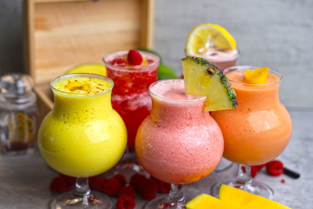 Fresh fruit smoothies