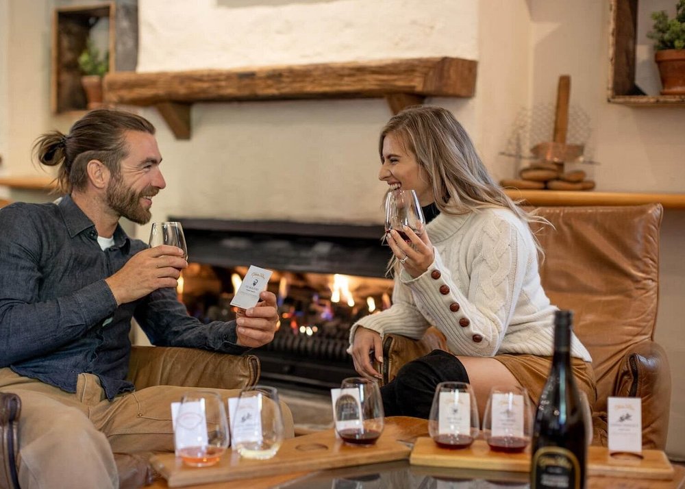 Wine tasting in Gibbston Valley