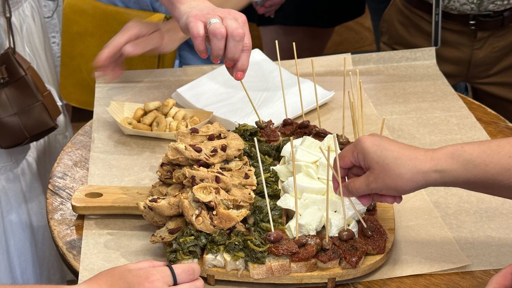 Neapolitan street food platter