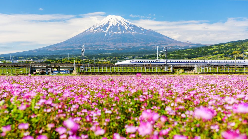 Mount Fuji on a clear day