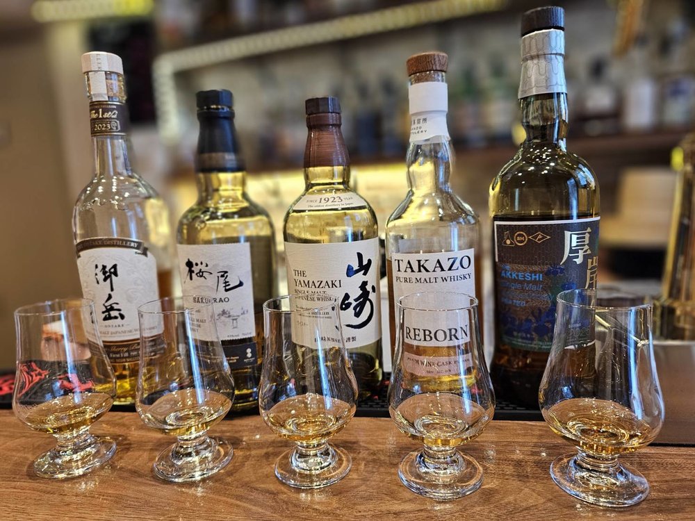 A Japanese whisky tasting in Osaka