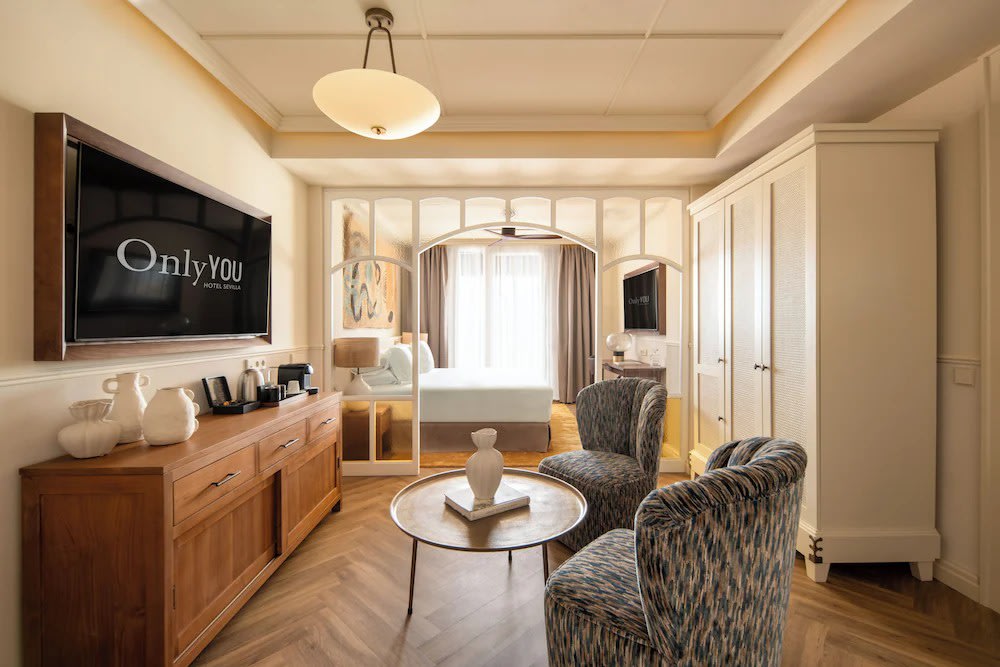 A hotel room in Only You Hotel Sevilla