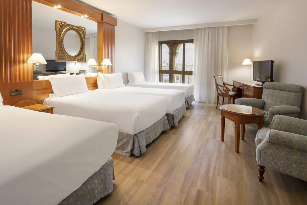 A hotel room in Exe Sevilla Macarena