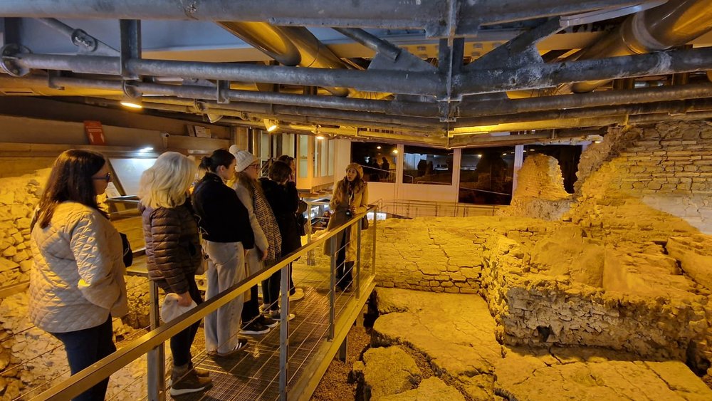 Underground tour of Rome