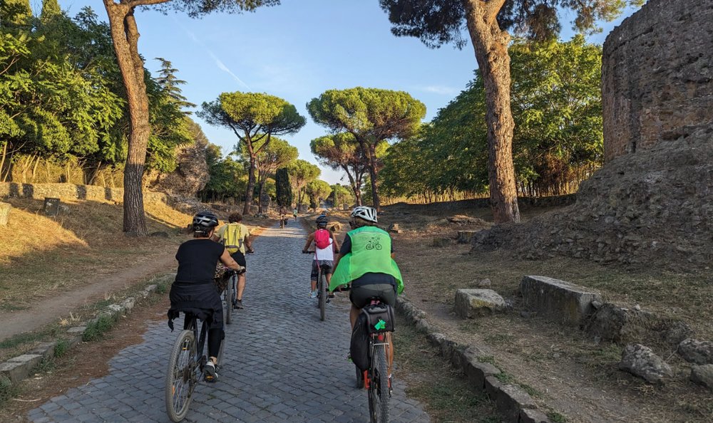 Bike along the Appian Way