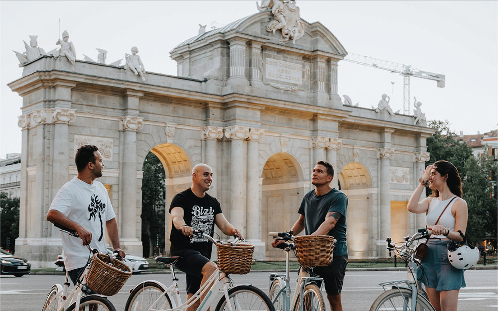 Explore Madrid’s top landmarks on a bike tour