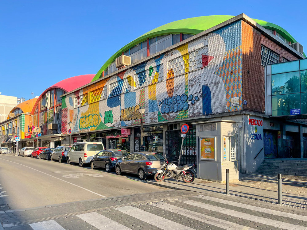 Mercado de la Cebada in La Latina