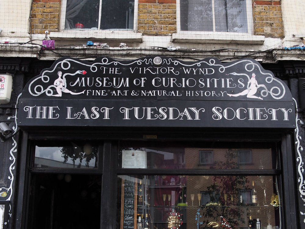 The cocktail bar above the Viktor Wynd Museum of Curiosities | Photo by Ungry Young Man on Flickr