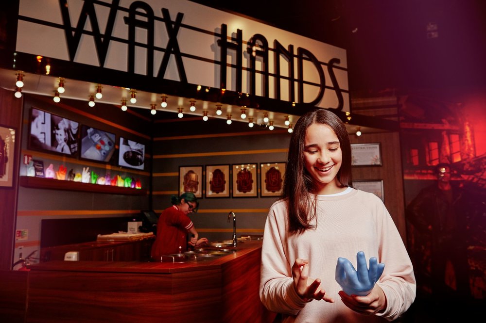Interactive wax hand-making experience at Madame Tussauds London