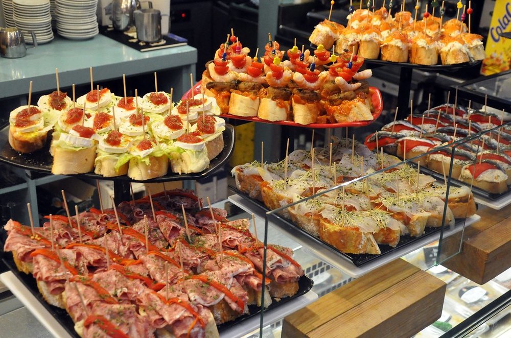 Pintxos in Mercado de La Ribera | Photo Credit: Flickr