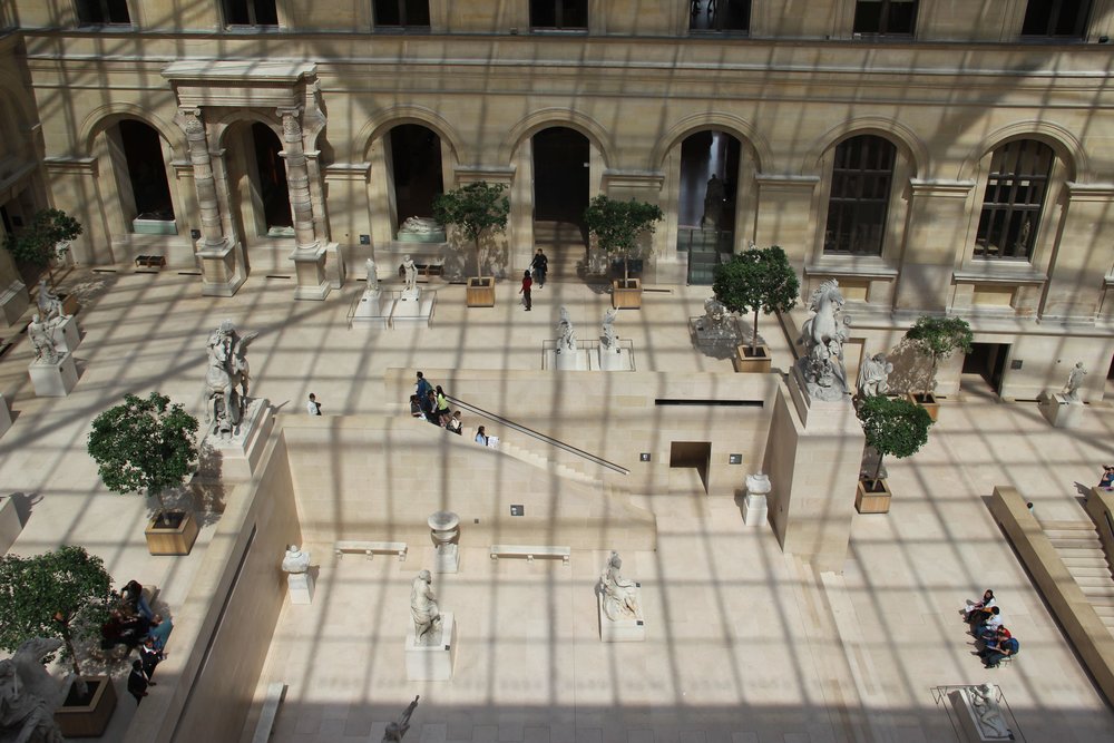 Inside the Louvre Museum