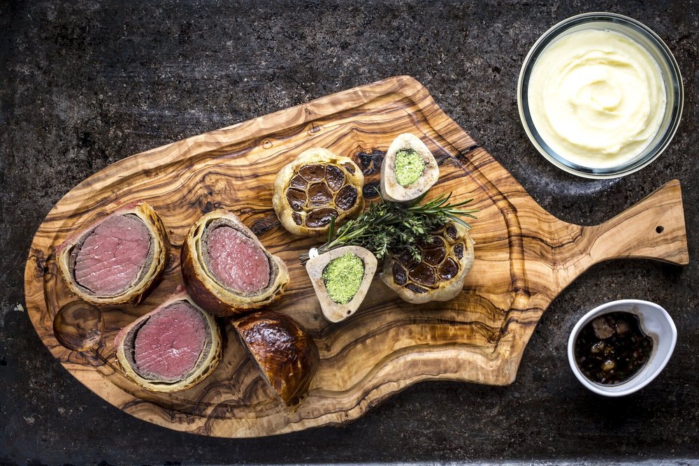 Beef wellington at Le Pressoir d'Argent Gordon Ramsay
