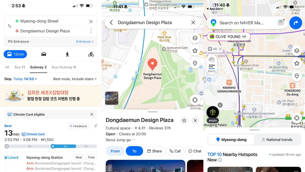 Explore Seoul like a local with Naver Map