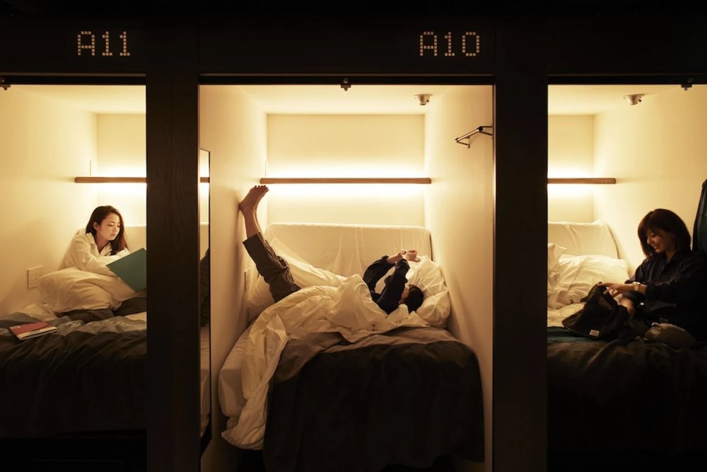 Pods in The Millennials Shibuya