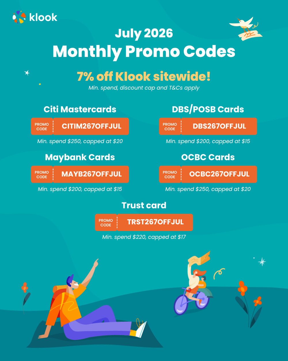 klook promo codes 2026