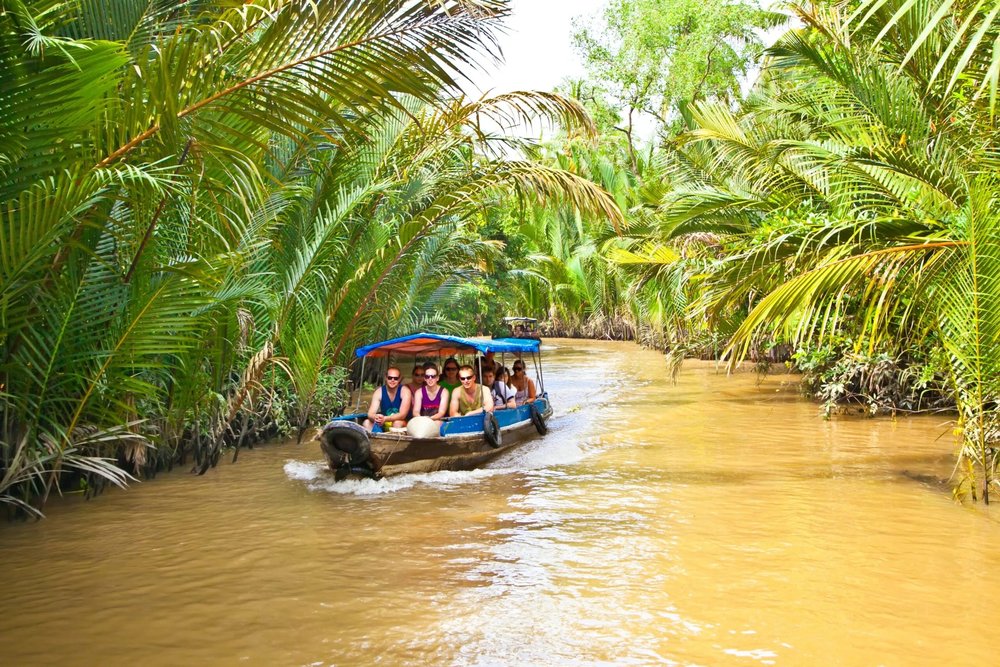 The Mekong Delta River