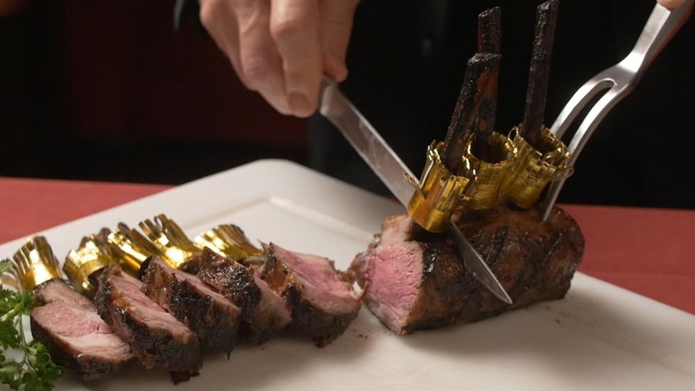 Carved meats at Garden Buffet