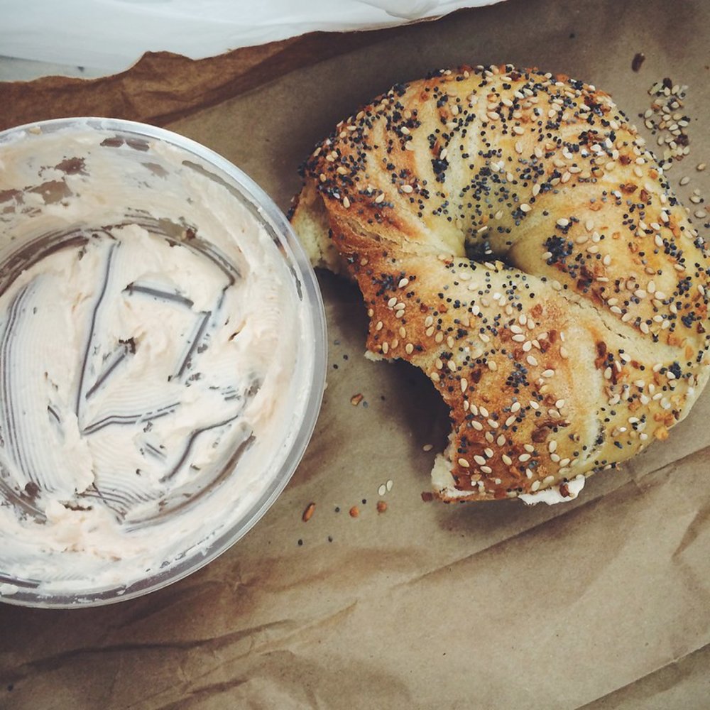 The Everything Bagel with smoked salmon cream cheese | Photo by Magalie L'Abbé on Flickr