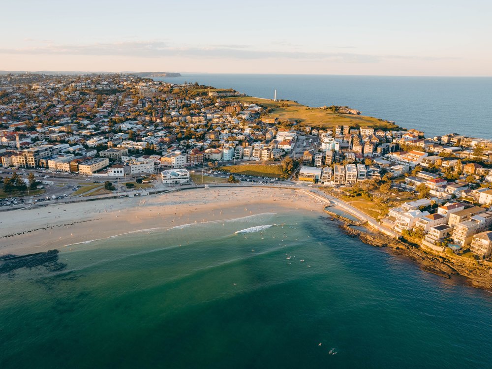 Aerial view of Bondi Beach | Photo Credit: Matt Hardy on Pexels