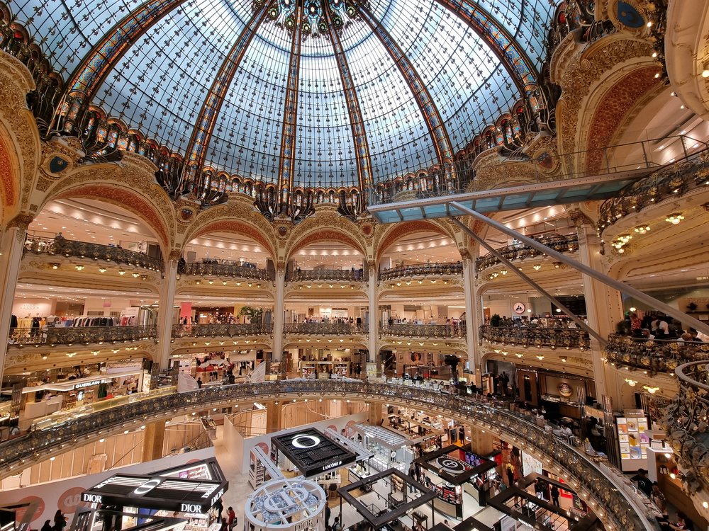 Galeries Lafayette in the Opéra district | Photo Credit: Zak H on Pexels