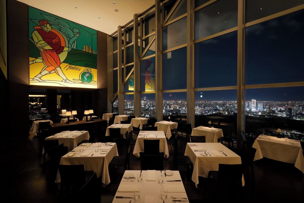 New York Grill bar on the 52nd floor of Park Hyatt Tokyo